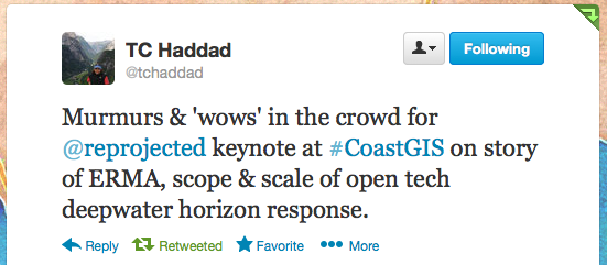 CoastGIS-2013-Twitter